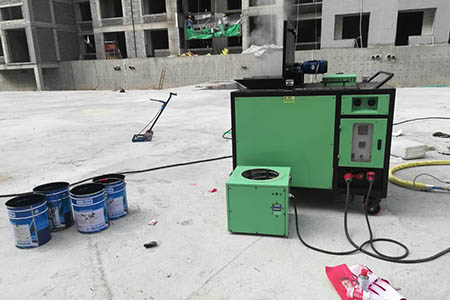 非固化噴涂機德州調試